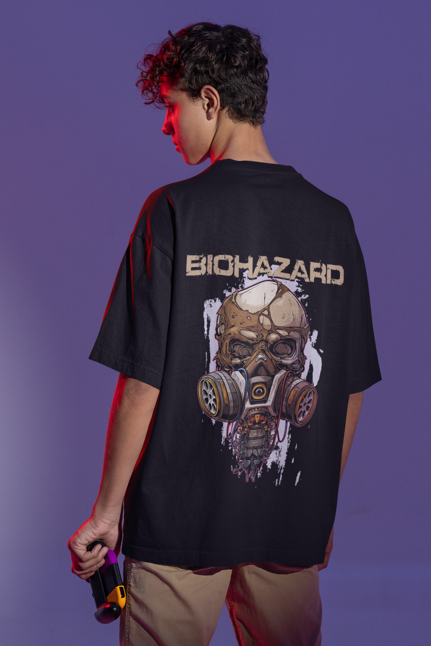 BIOHAZARD Protocol – Apocalypse Edition Unisex Oversized Classic T-Shirt.