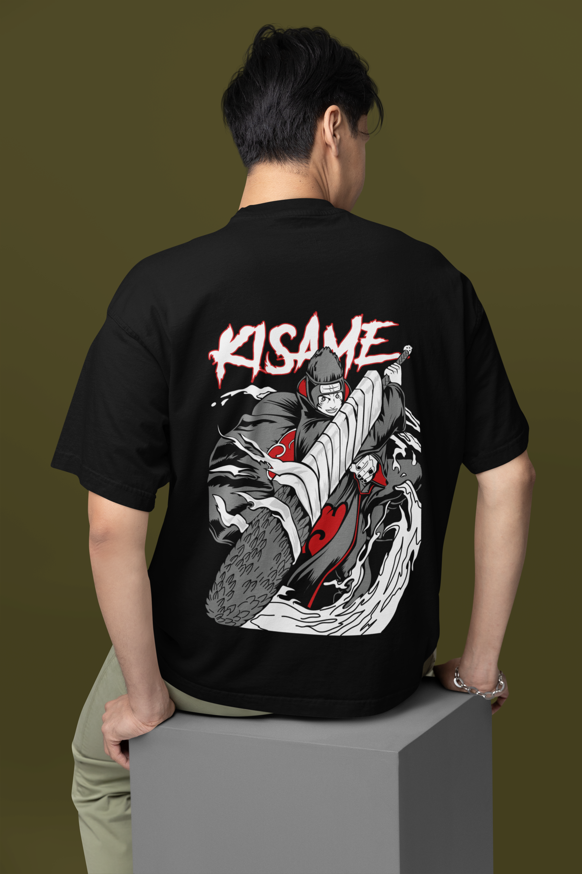 Kisame – The Shark Blade Warrior Unisex Oversized Standard T-Shirt | Akatsuki Edition