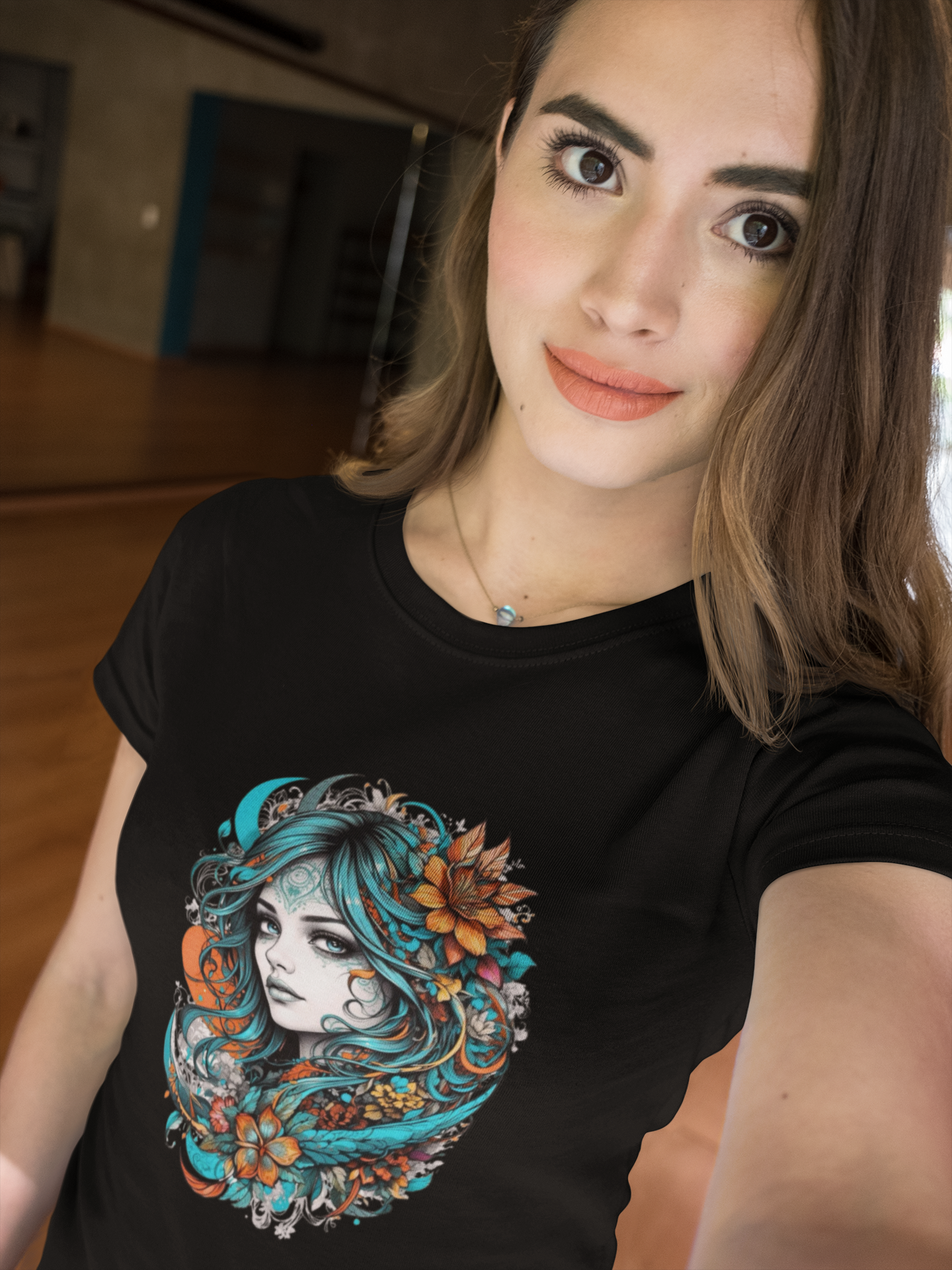 The Ethereal Bloom Girls Classic Crew T-Shirt.