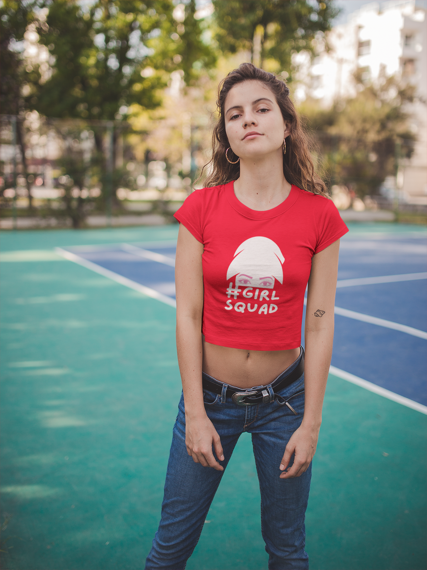 GIRL SQUAD – Fearless. Fierce. United Crop Top.