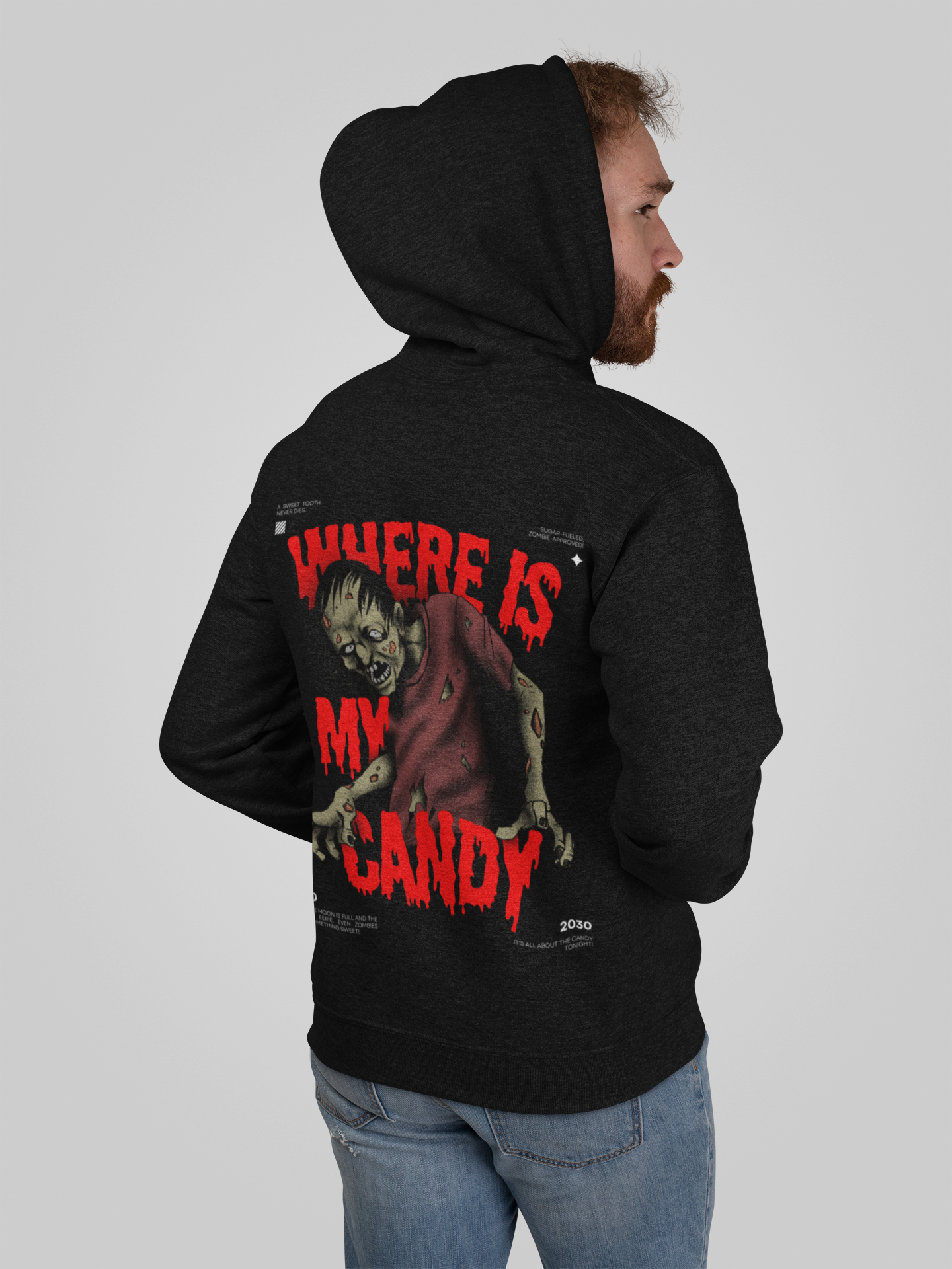 WHERE IS MY CANDY” – Zombie Street Unisex Hoodie.