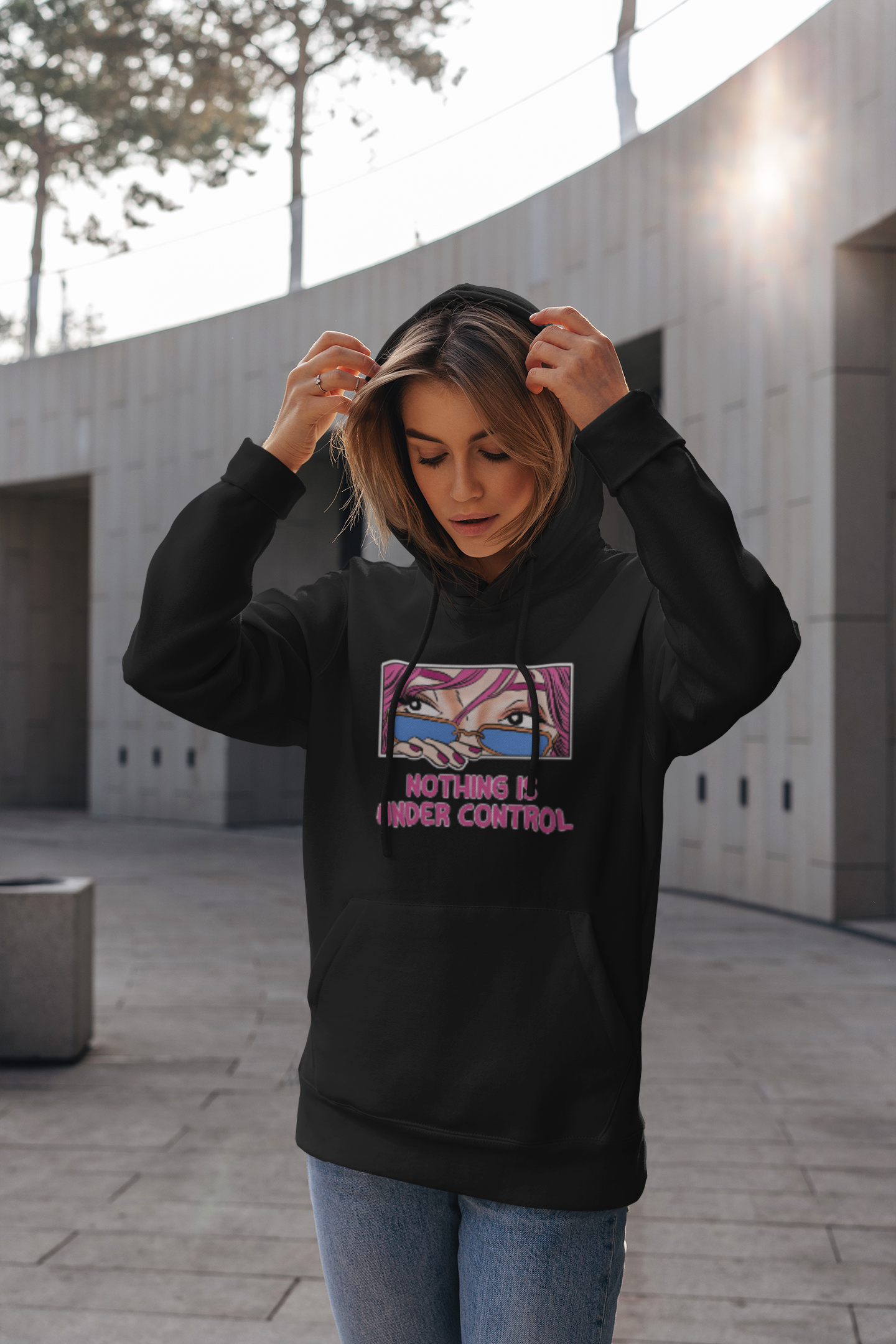 Chaos Queen – Nothing Is Under Control Girl Hoodie.