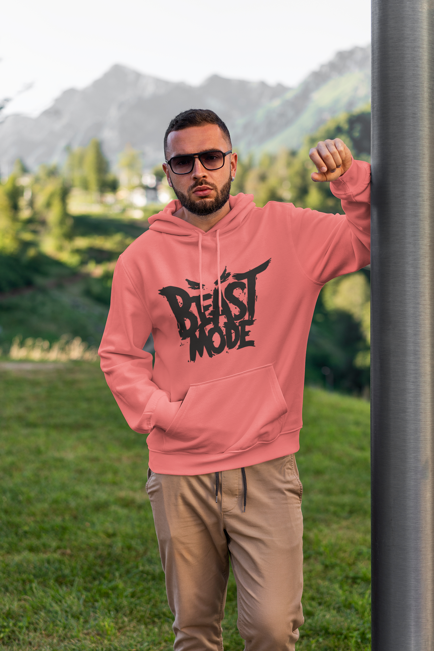 Unisex "Beast Mode" Distressed Hoodie | Achieve Your Next Level.