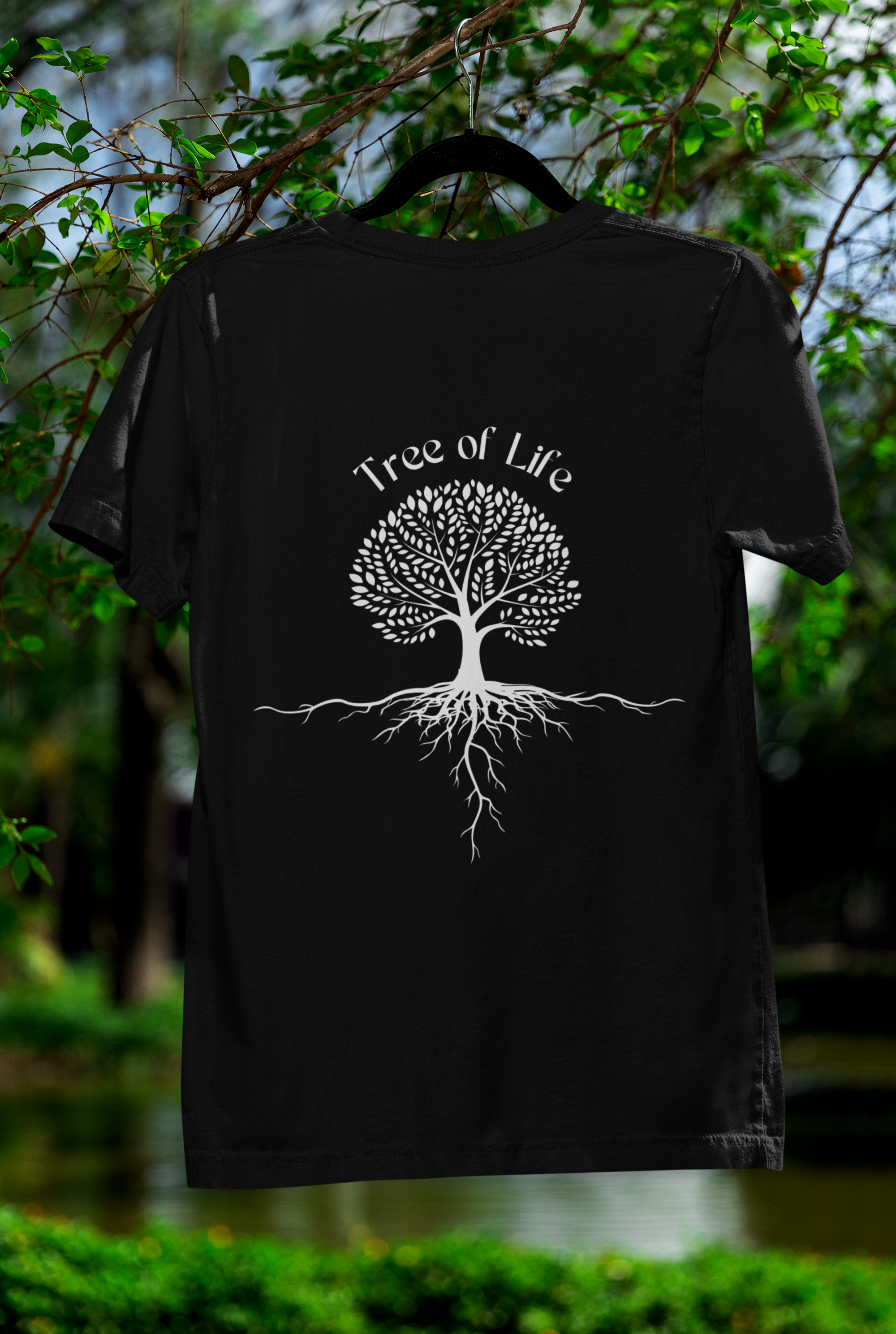 Roots of Infinity – Tree of Life Unisex Classic Crew T-Shirt.