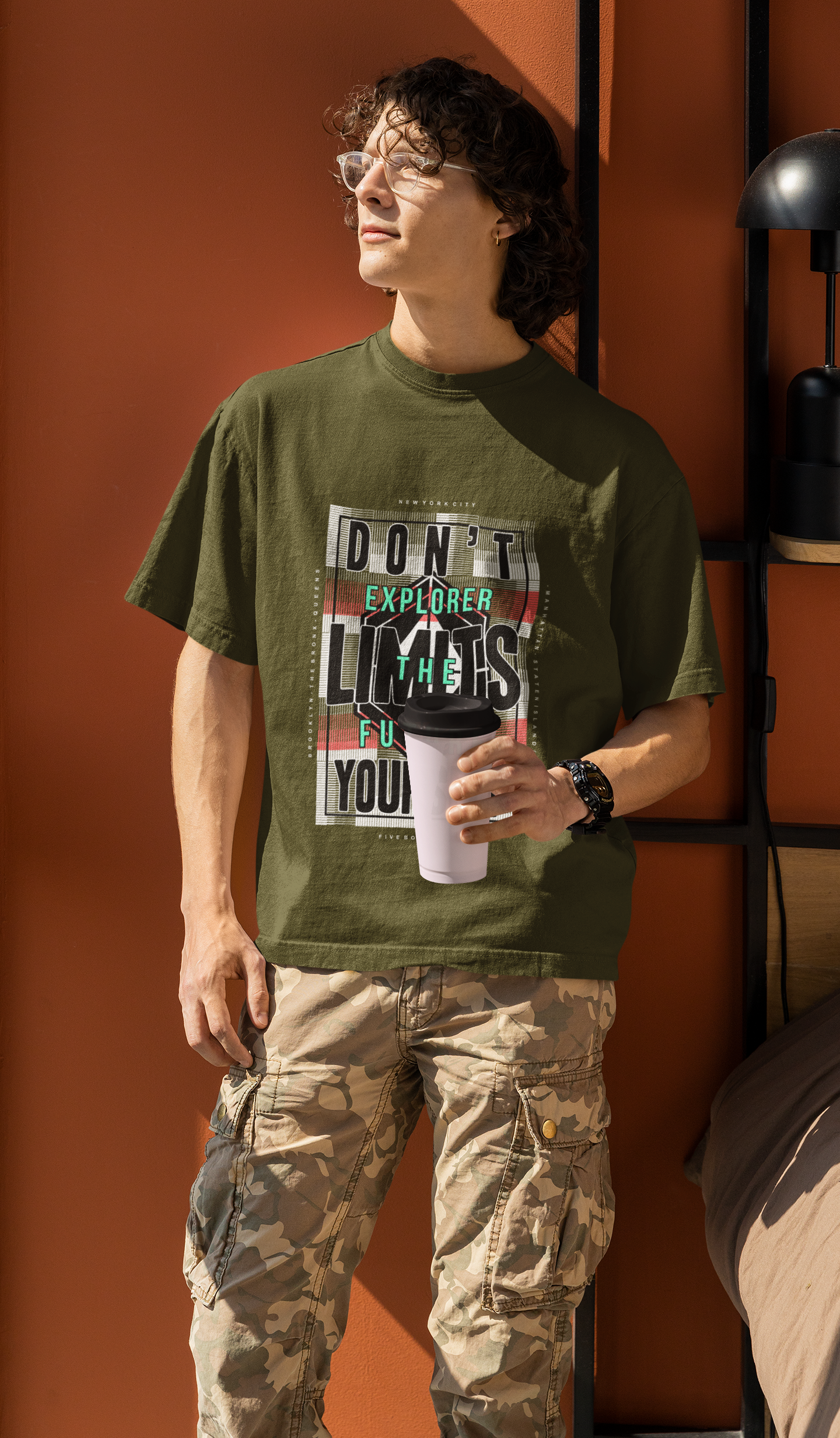 Limitless Explorer – NYC Edition Unisex Oversized Classic T-Shirt.