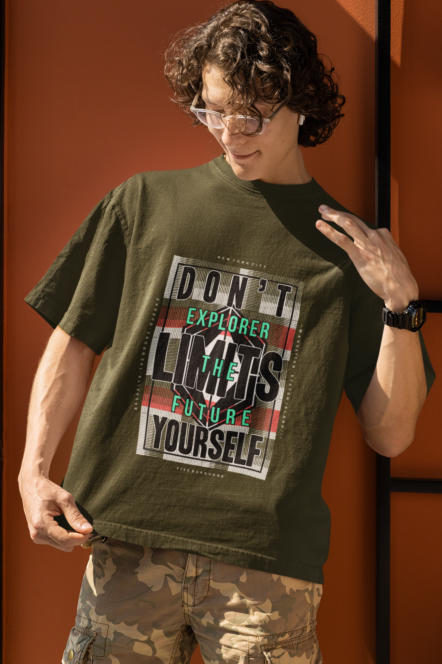 Limitless Explorer – NYC Edition Unisex Oversized Classic T-Shirt.