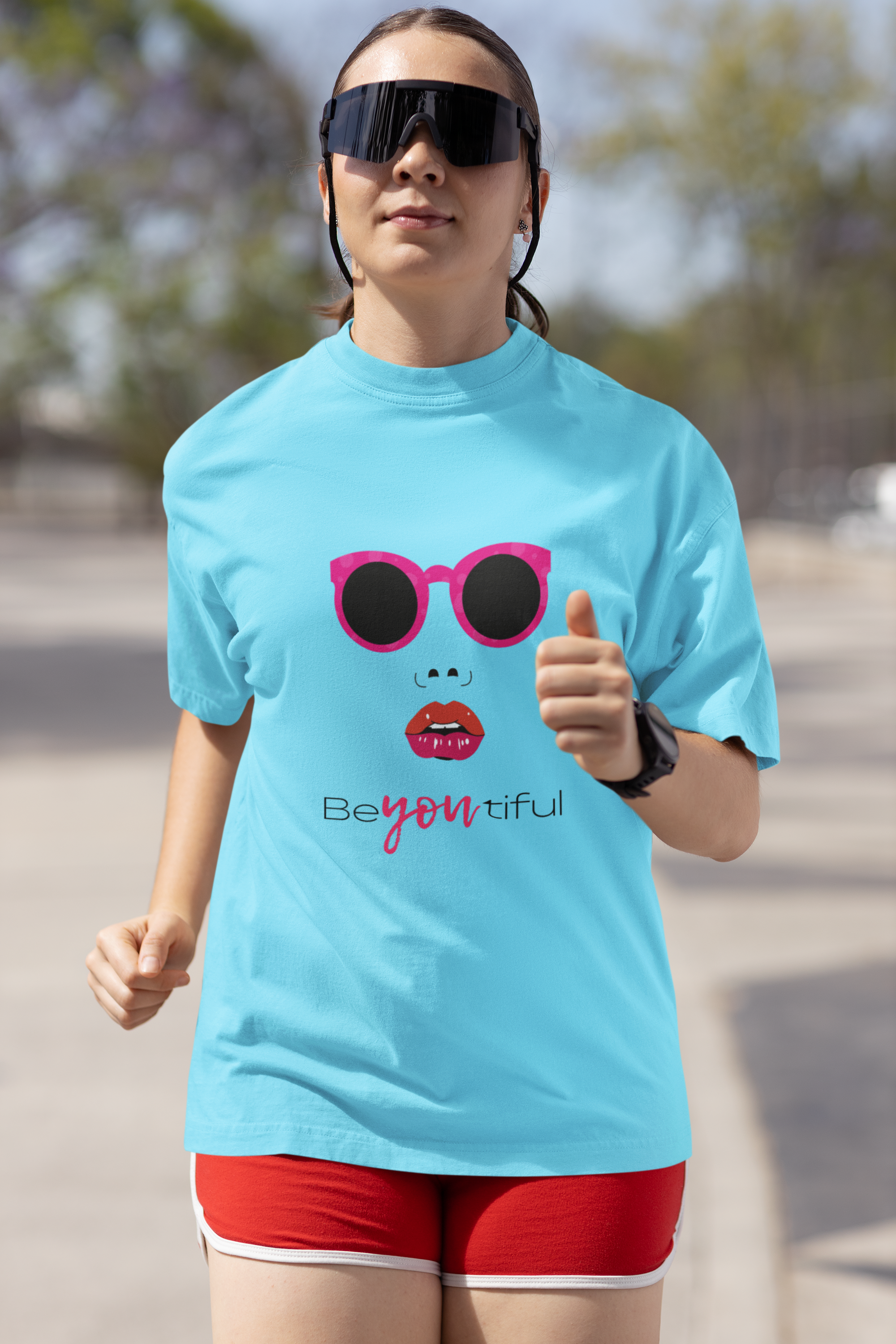 Boldly You" - Empowerment Graphic Girls Oversized Classic T-Shirt.