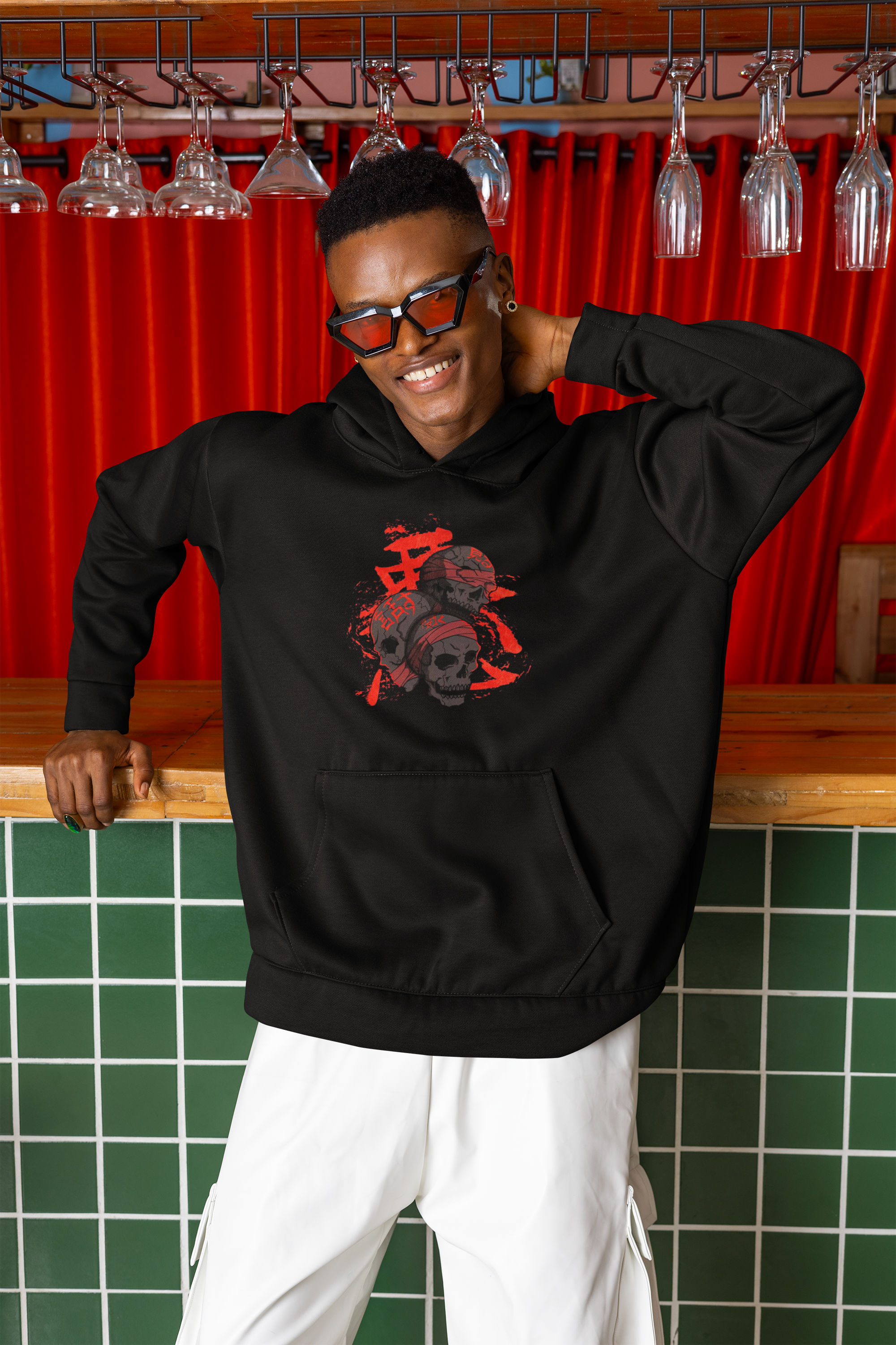 Oni Samurai – Spirit of the Fallen Warrior Unisex Hoodie.