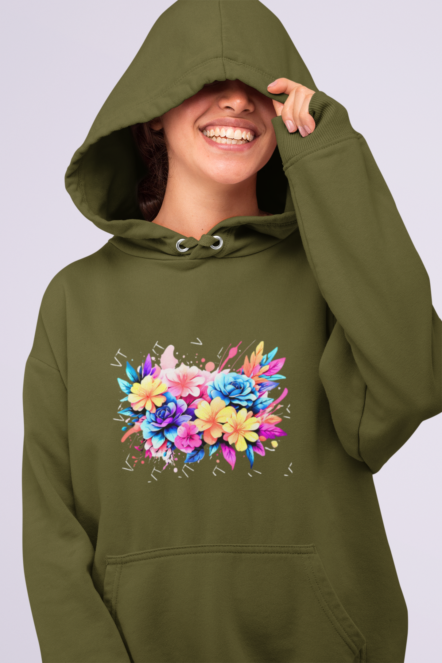 Ethereal Essence Tee – Live in Beauty, Grace & Wonder Girls Hoodie