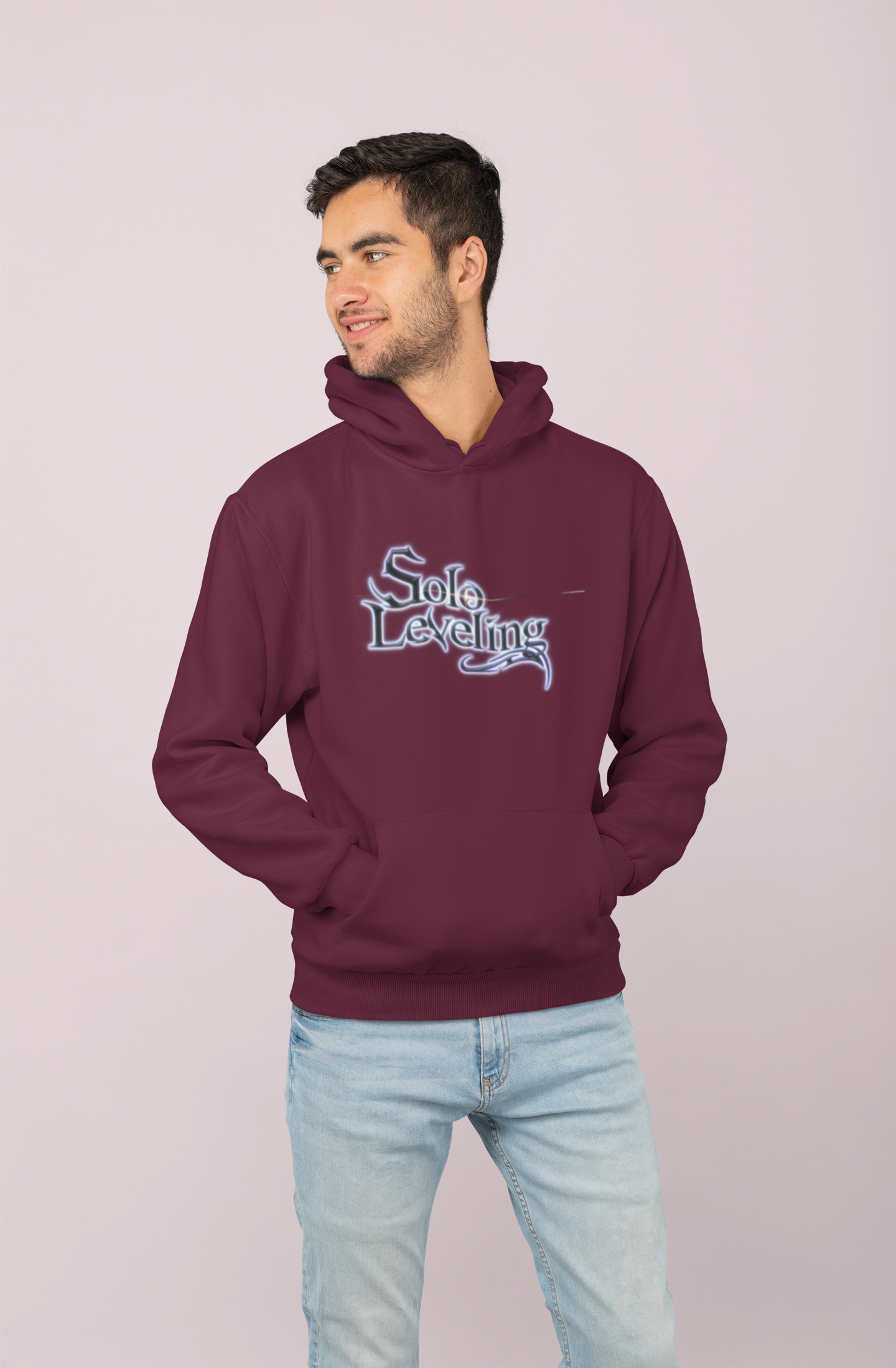 Solo Leveling – Shadow Monarch Edition Unisex Oversized Hoodie | Rise Beyond Limits.