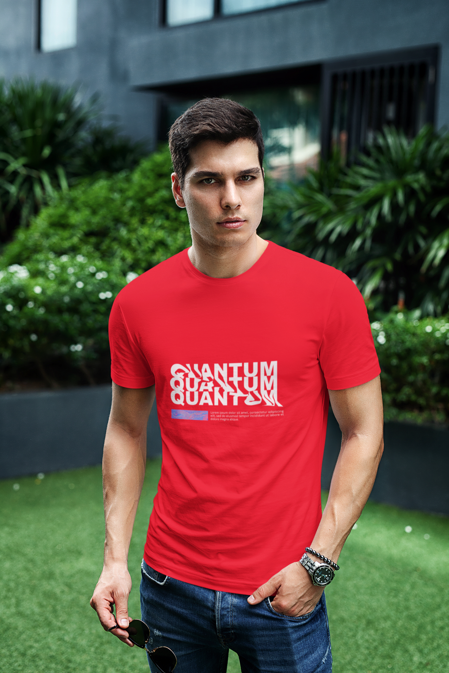 Quantum Drift – Beyond Dimensions Unisex Classic Crew T-Shirt.