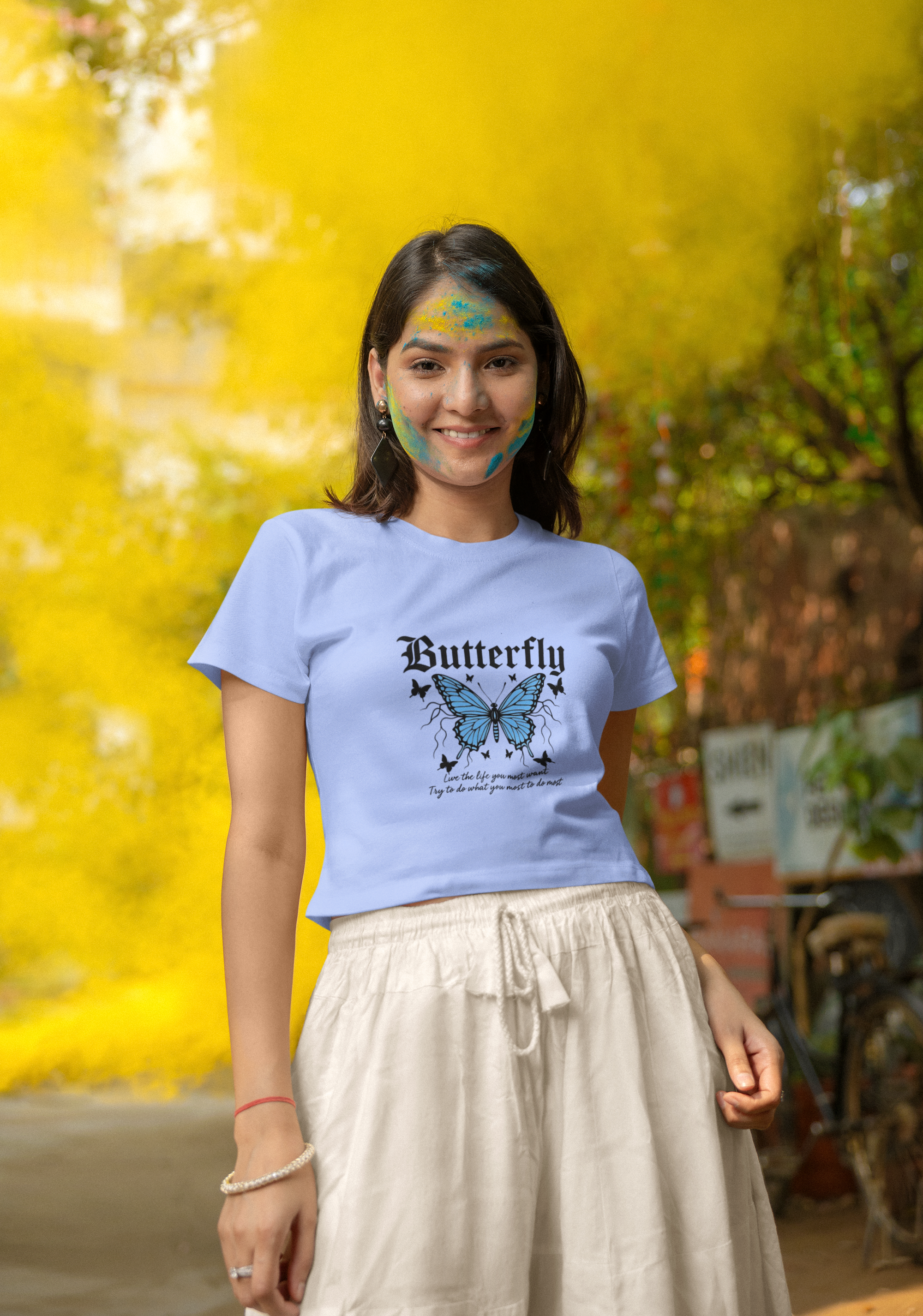 Wings of Serenity Crop Top T-Shirt.