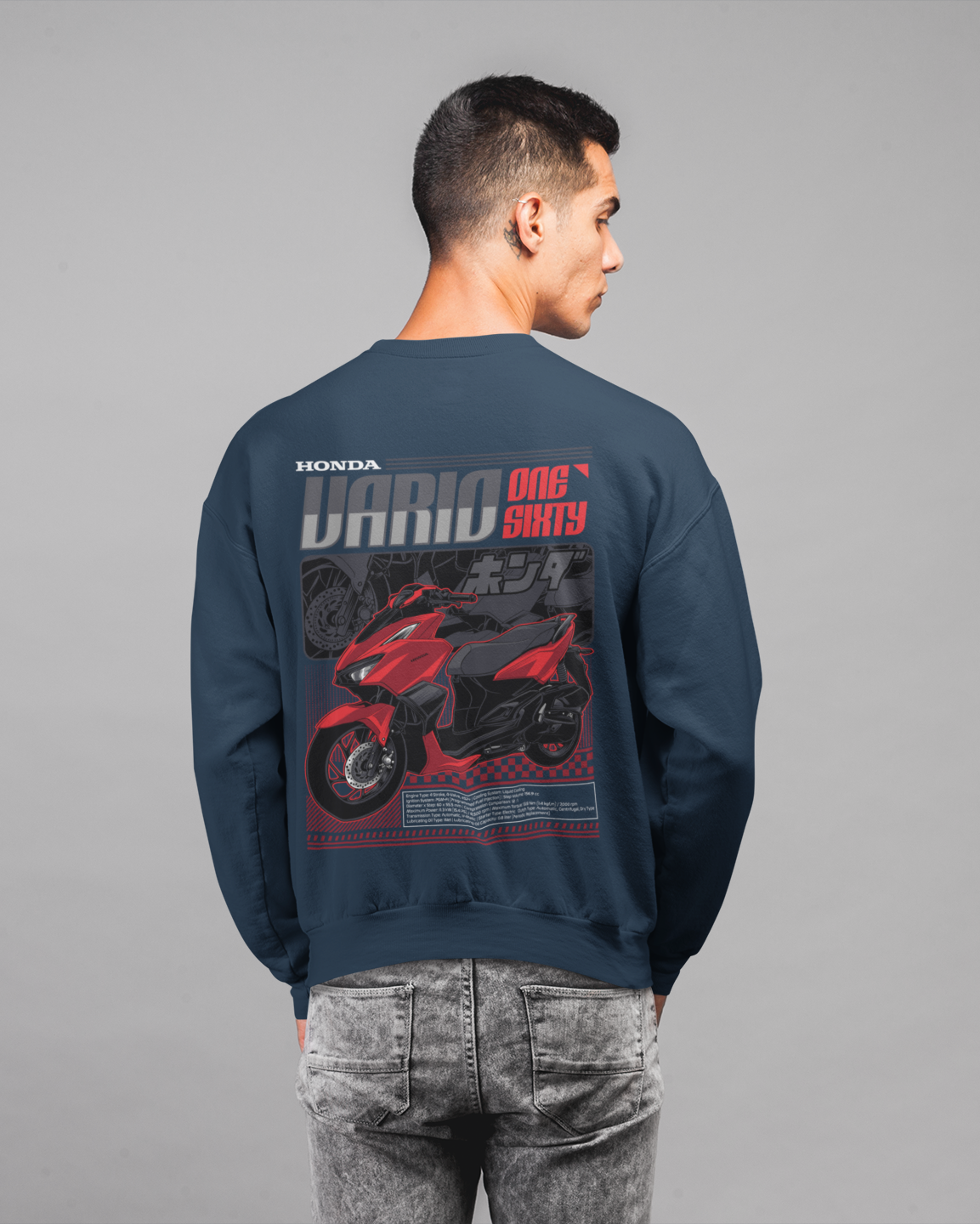 Vario Velocity – Ride the Red Storm Unisex Sweatshirt.