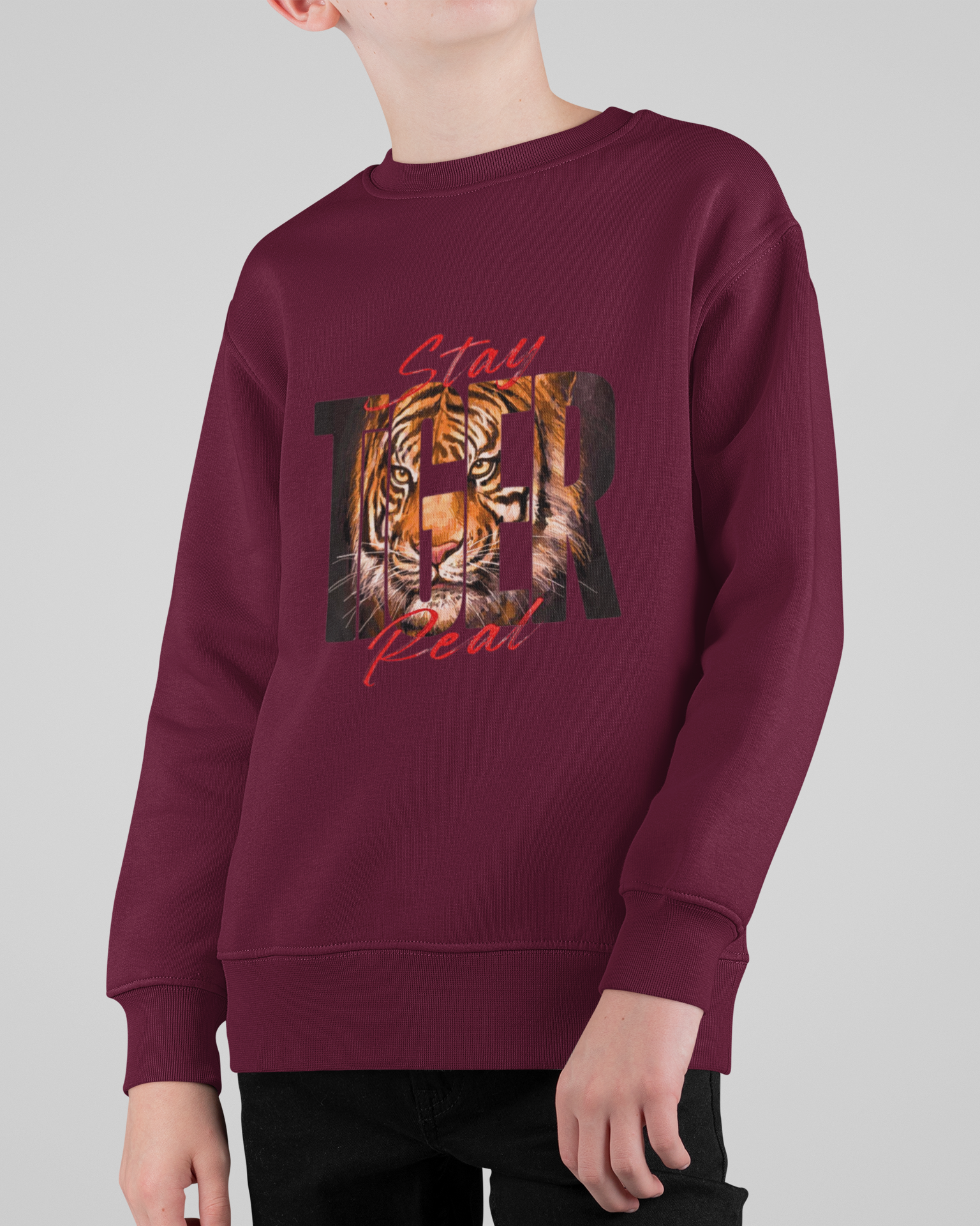 Roar Through the Challenge” – Unisex Motivational Sweatshirt.