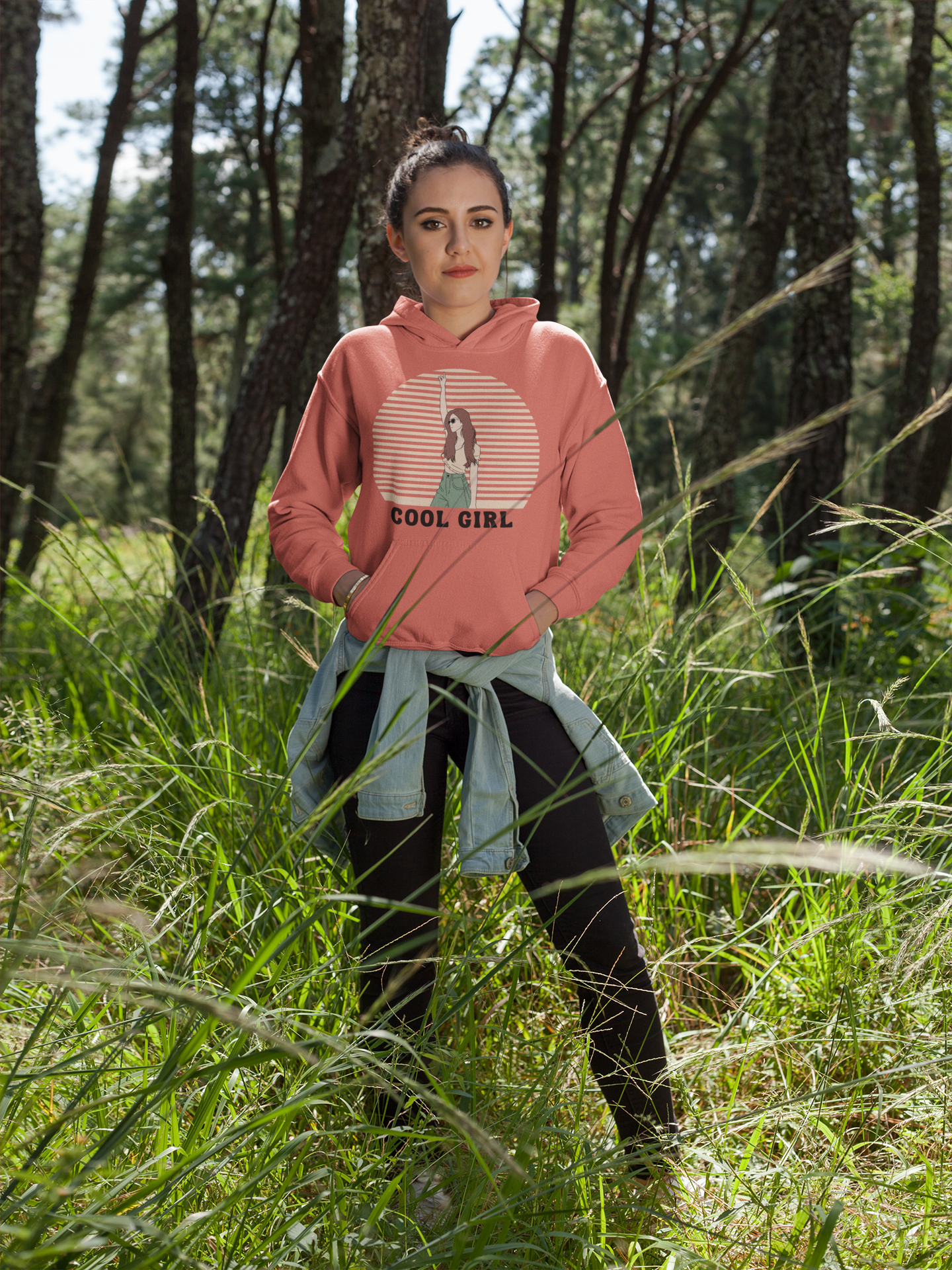 Sunset Vibes – The Free Spirit Girls Hoodie.