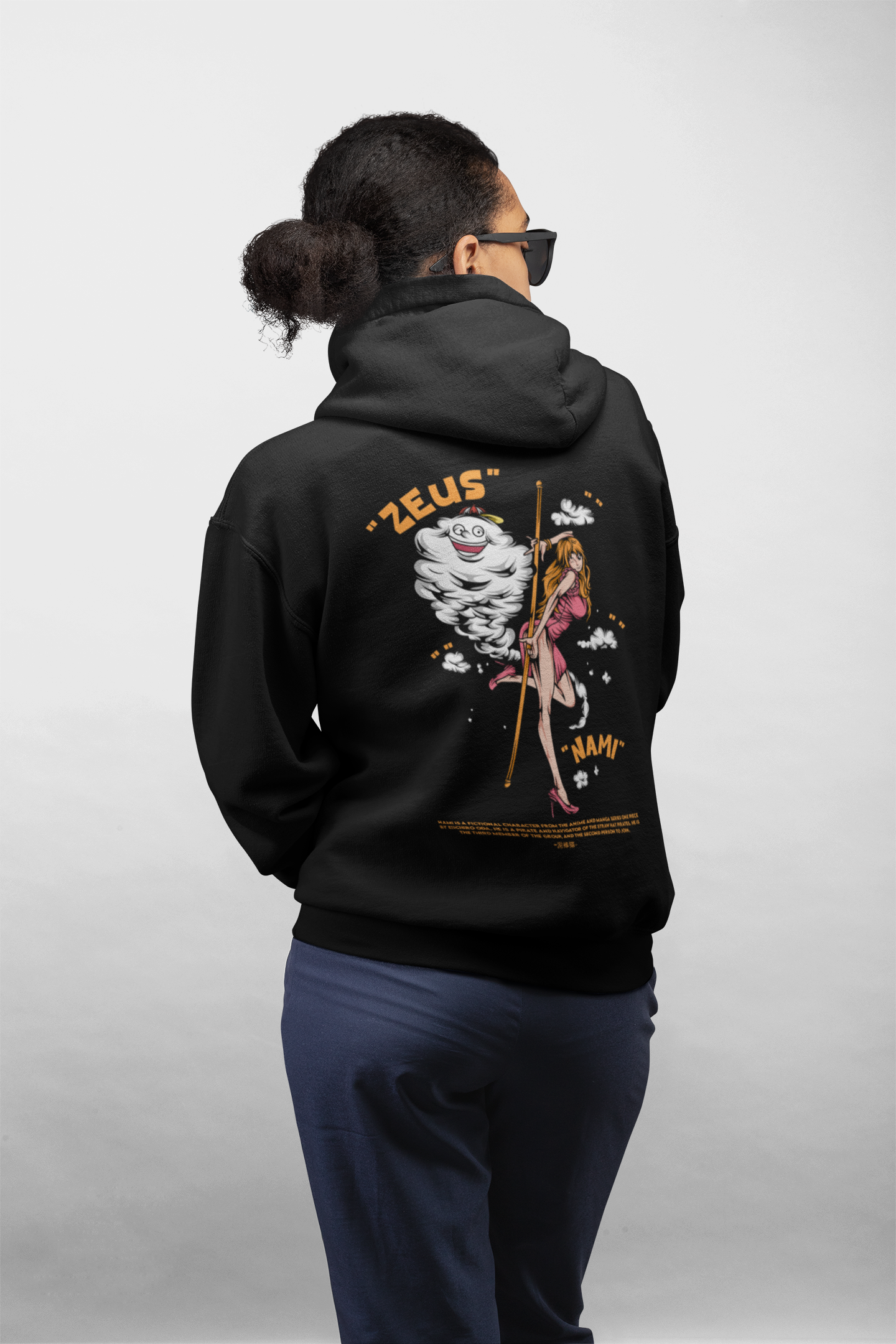 Storm Queen – Nami & Zeus Girl Hoodie.