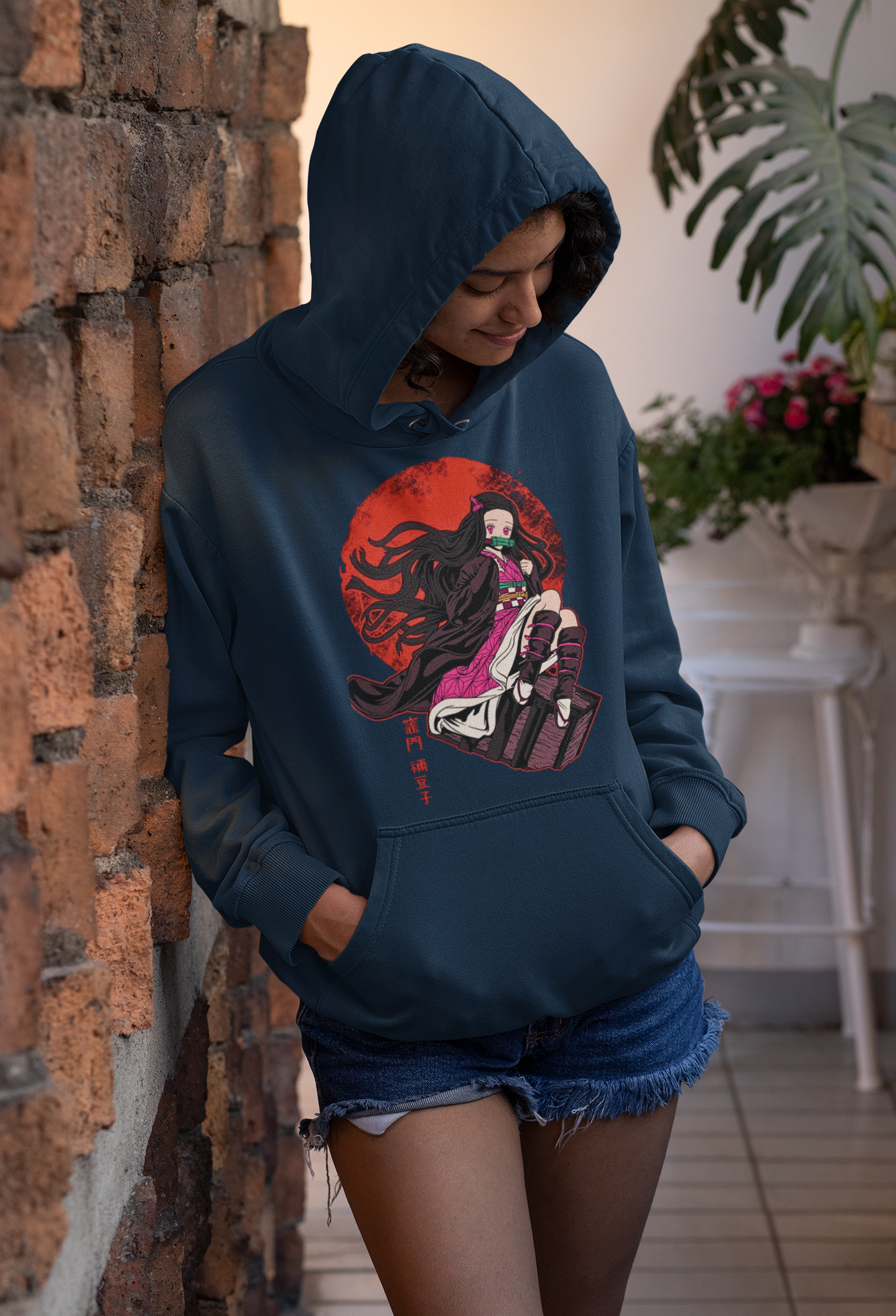 Moonlight Guardian – Silent Strength Girl Hoodie.