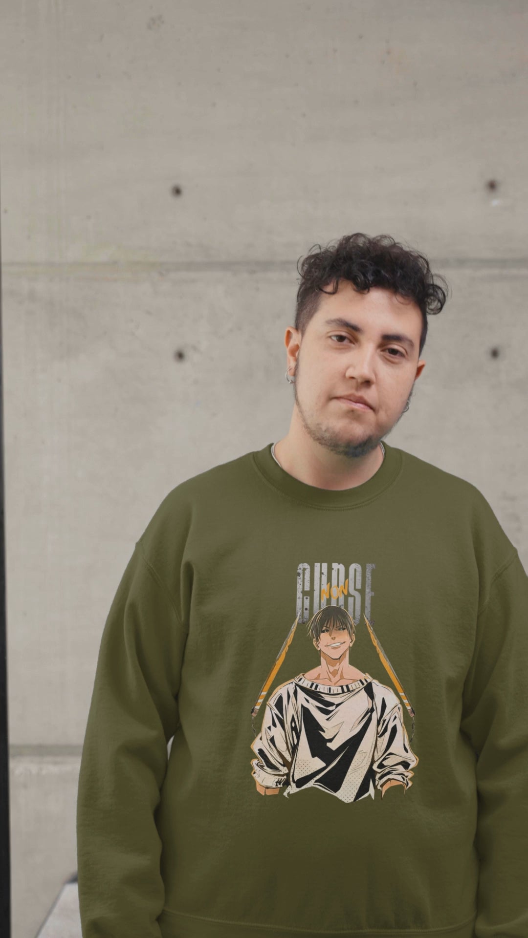 Non Curse – The Rebel Spirit Unisex Sweatshirt.